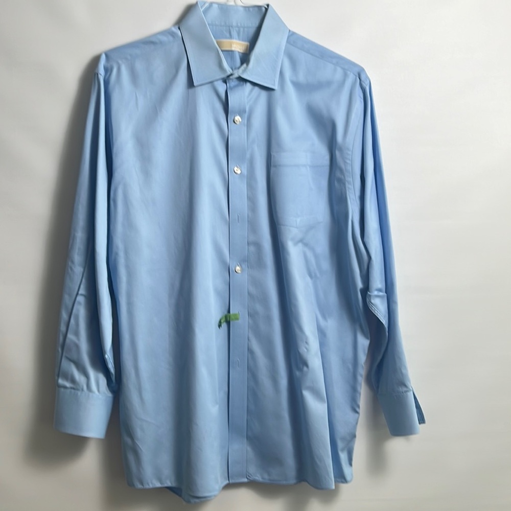Michael kors blue dress shirt for men